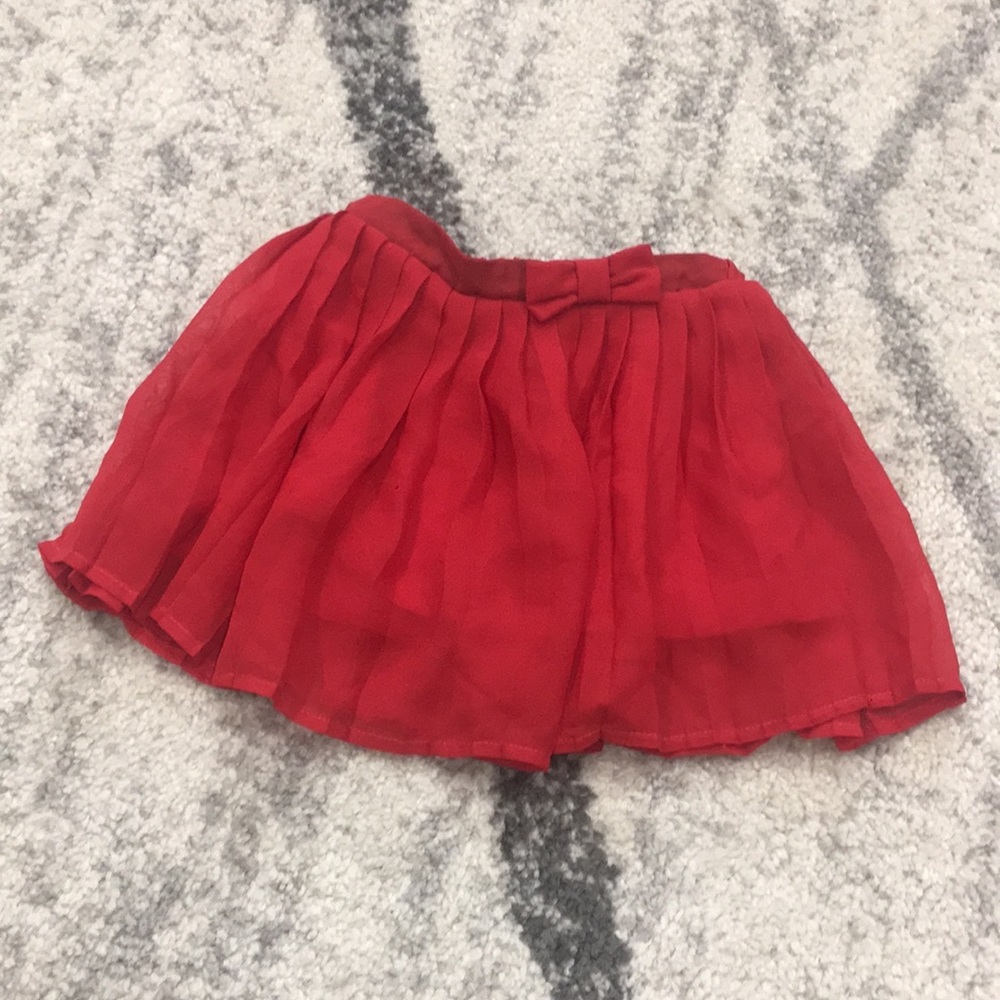 ⚡️$4 FLASH SALE⚡️ Red Skirt Baby Girl 18-24